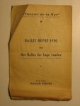  - Folder Ballet Revue 1950, Ballet der Lage Landen, Theater de la Mar