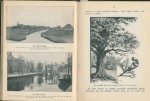 Cremer, A.F. Ligthart, Jan. - Op de fiets door Nederland. Aardrijkskundig leesboek voor de lagere school. Eerste stukje-Eerste gedeelte & Eerste stukje-Tweede gedeelte. Herzien door J.L. Hooftman. Geïllustreerd door W.K. de Bruin  (2 delen in 1 band)