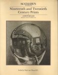 Sotheby's - Veilingcatalogus , nineteenth and twentieth century prints, 8 october 1984