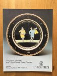  - The Jarras Collection Part I: Fine Chinese Export Porcelain - Christie's London Auction Guide 13 June 1990