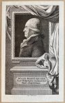 Verveer, Maurits. - Original print, 1809 I Two portraits of Jan Bernd Bicker by Reinier Vinkeles.