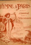 Delchevalerie, H.: - Hymne à Paris. Paroles de J. Larrivé. Piano et chant