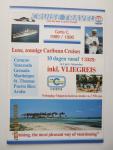 Costa Line - Vier verschillende brochures : Cruises met ms "Enrico Costa"  &  "Carla C."  1987-1990