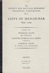 Borjeson, H.J. a.o. - Lists of Men of War 1650-1700 No.5 part III