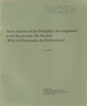 STEENBEEK, R. - Some Aspects of the Phosphate Investigations at the Excavation 'De Horden' (Wijk bij Duurstede, the Netherlands).