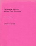 Vereniging Rembrandt - Verslag over het jaar 1985