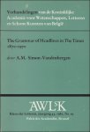 VANDENBERGEN, A.M. Simon; - THE GRAMMAR OF HEADLINES IN THE TIMES 1870-1970,
