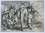 Johann Wilhelm Baur (1607-1642) - [Antique print, etching, 1636] Italliani (Italianen), published 1636, 1 p.