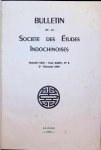  - Bulletin de la Société des études Indochinoises  Nouvelle série - Tome XXXIV n° 2 , 2e trimestre 1959 Wou Tsö - T'Ien