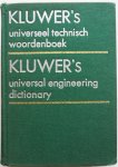 Schuurmans Stekhoven G - Kluwers universeel technisch woordenboek Engels Nederlands