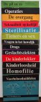 Geradts W F, Jansen H, Lievense J, Plas-Korenhoff V v.d., - GG-pamflet 13 stuks. De pil en zo-Operaties aan geslachtsorganen-De overgang-Seksualiteit op leeftijd-