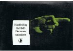Redactie - Handleiding Bel-Bel's documentatiedienst