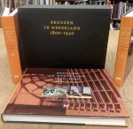 OOSTERHOFF, J., MAARSCHALKERWAART, H.C.M.C.M. VAN, VLIST, A.A. VAN DER. & EN ANDEREN. - Bruggen in Nederland 1800-1940. I: Vaste bruggen van ijzer en staal; II:  Bruggen van beton, steen en hout; III: Beweegbare Bruggen; ...