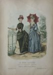 - La mode illustrée Originele litho Toilettes de Mme Coussinet