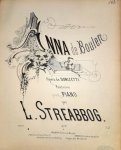 Streabbog, L.: - Anna de Boulen. Opera de Donizetti. Fantaisie pour piano. Op. 69