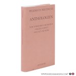Nietzsche, Friedrich. - Anthologien. Vom vornehmen Menschen. Vergeblichkeit. Von Gut und Böse. Auswahl Hans Werner. Nachworte Hans Urs von Balthasar. Neuausgabe und Vorwort von Alois M. Haas.