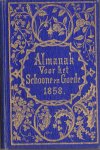  - Almanak voor het schoone en goede voor 1858