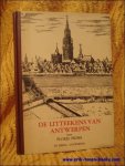 PRIMS, Floris. - DE LITTEEKENS VAN ANTWERPEN.