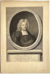 Jacob Folkema (1692-1767), after Arnold Boonen (1669-1729) - Antique portrait print I Portrait of preacher in Nieuwpoort Martinus Koning, published ca. 1750, 1 p.