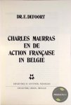 Defoort - Charles maurras en de action Française in Belgie