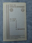 Bureau voor Watertoerisme A.N.W.B.-K.V.N.W.V. (sam.). - Kaart der groote rivieren. De Maas van Luik tot Ravenstein.