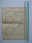 - Oudtijds grensgekleurde lithografie van Gemeente GROOTEGAST, Groningen 1866 - Oudtijds grensgekleurde lithografie van Gemeente GROOTEGAST, Groningen 1866
