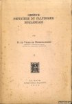 Vries de Heekelingen, H. de - Genève Pépinière du Calvinisme Hollandais. Correspondance des élèves de Thédore de Bèze après leurs départ de Genève. Volume II