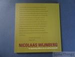 Frans van Lier en Wijnberg, Nicolaas. - Nicolaas Wijnberg. De eigenzinnige affiches van een tomeloos theaterdier.