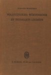 Wiessner, Edmund. - Vollständiges Wörterbuch zu Niedharts Liedern.