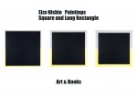Nishio, Eizo - Eizo Nishio paintings Square and long rectangle