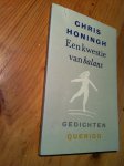 Honingh, Chris (gesigneerd) - Een kwestie van balans - Gedichten