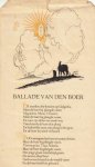 (SPIER, Jo). WERUMEUS BUNING, J.W.F. - Ballade van den boer. (SPIER, Jo). WERUMEUS BUNING, J.W.F. - Ballade van den boer.
