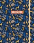 Briefpapier - Briefpapier jungle (blauw)