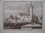 Heemstede. - 't Huis te Heemstede, van agteren, 1752.