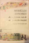 onbekend - Modeles Sonores, de beginjaren van de elektronische muziek