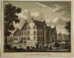 J. Bulthuis, K.F. Bendorp - Antieke prent Friesland: Liaukama State.