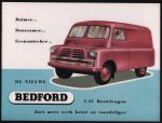 BEDFORD - (AUTO FOLDER - CAR BROCHURE) De nieuwe Bedford CAV bestelwagen doet meer werk en voordeliger