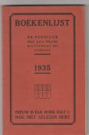  - Boekenlijst R.K.Persclub Onze Lieve Vrouwe Utrecht 1935