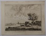 BENDORP, CAREL FREDERIK (I), - River landscape with view of Dordrecht