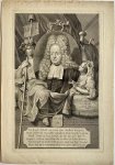 Jacob Houbraken (1698-1780), after Pieter van Gunst (1658/59-1732)[?] - Antique portrait print VOC I Dutch mayor Jan Trip, published ca. 1720, 1 p.