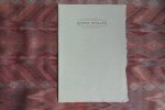 Clarke, Graham (Gesigneerd door de artiest en de drukker). - Notte Todaye. - The book of the picture. - Herewith some notes for the interested. [ Beperkte oplage - maar aantal niet vermeld ].