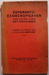 Isbrücker J C en J R G - Esperanto-examenopgaven voor diploma A en B  met vertalingen