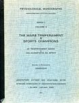 Gauquelin, Michel & Françoise - Psychological Monographs. Monographies Psychologiques. Series C. Volume 2. The Mars Temperament & Sports Champions. Le Temperament Mars & Les Champions de Sport