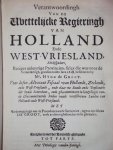 Hugo de Groot - Verantwoordingh van de wettelijcke regieringh van Hollandt ende West-Vriesland
