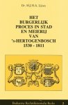Lijten, M.J.H.A. - Het burgerlijk proces in Stad en Meijerij van 's-Hertogenbosch 1530-1811.
