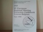 A HERBOSCH - EXCURSION GUIDEBOOK LEUVEN BELGIUM 1988   IAS