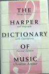 Ammer, Christine - THE HARPER DICTIONARY OF MUSIC