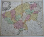 Homanni, Ioh. Bapt. [Johann Baptist Homann] - Comitatus Flandriae in omnes ejusdem subjacentes Ditioes cum adjacentibus accuratissime divissus sumtibus