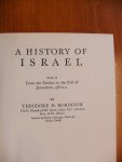 Robinson Theodore H. &  Oesterley  W.O.E. - A History of Israel vol 1: From the Exodus to the Fall of Jerusalem 586 B.C.