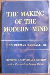 Randall, John Herman Jr., Barzun,Jacques (Foreword) - The making of the modern mind